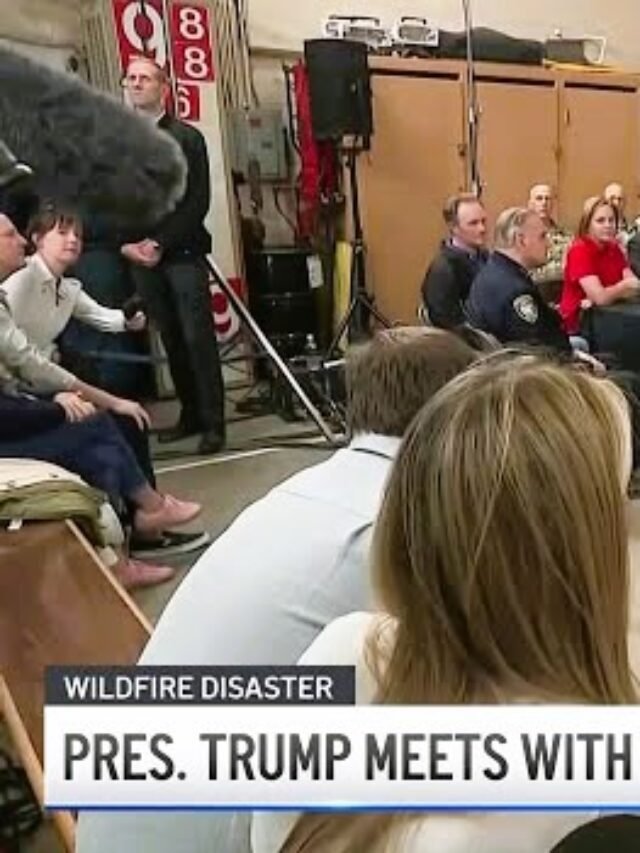 Trump Visits California Wildfire Zones