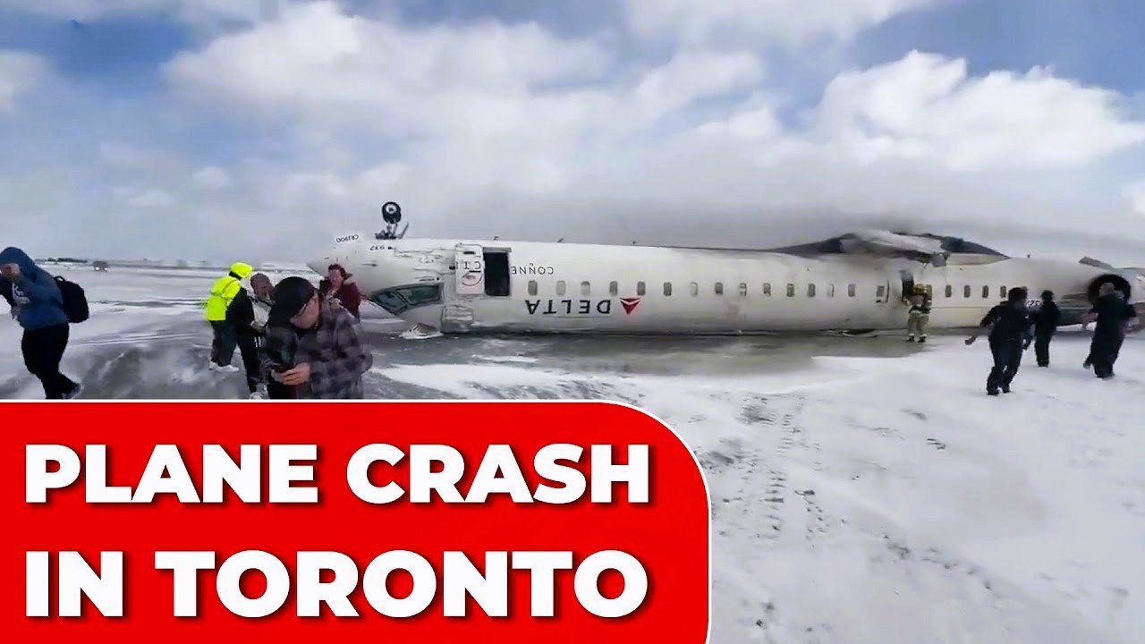 “Plane Crash at Toronto Pearson – 8 Injured, 1 Critical”